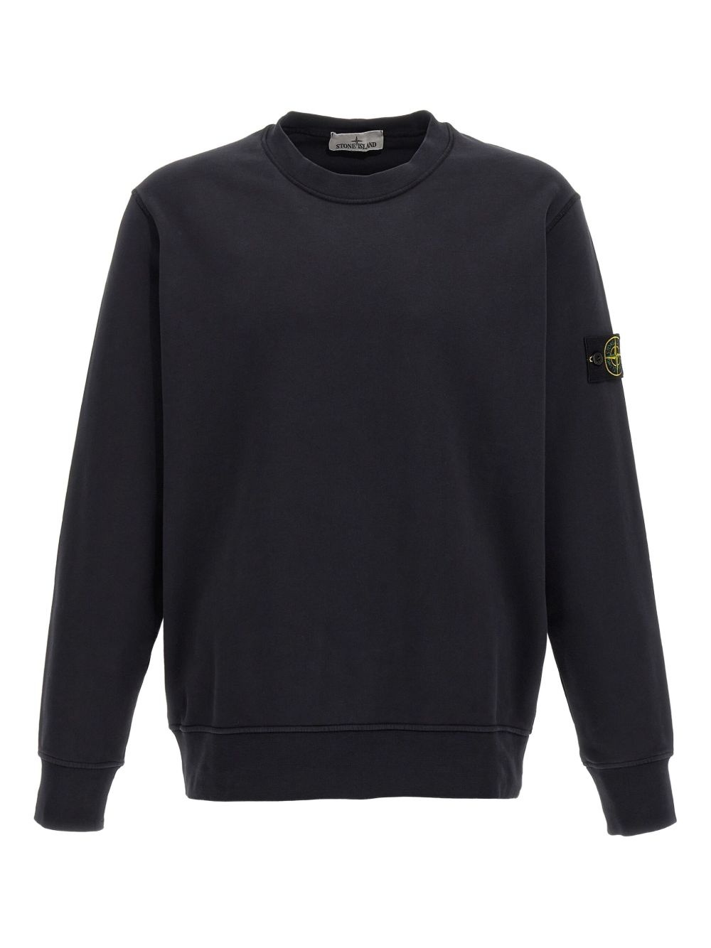crew-neck logo-badge sweatshirt - 1