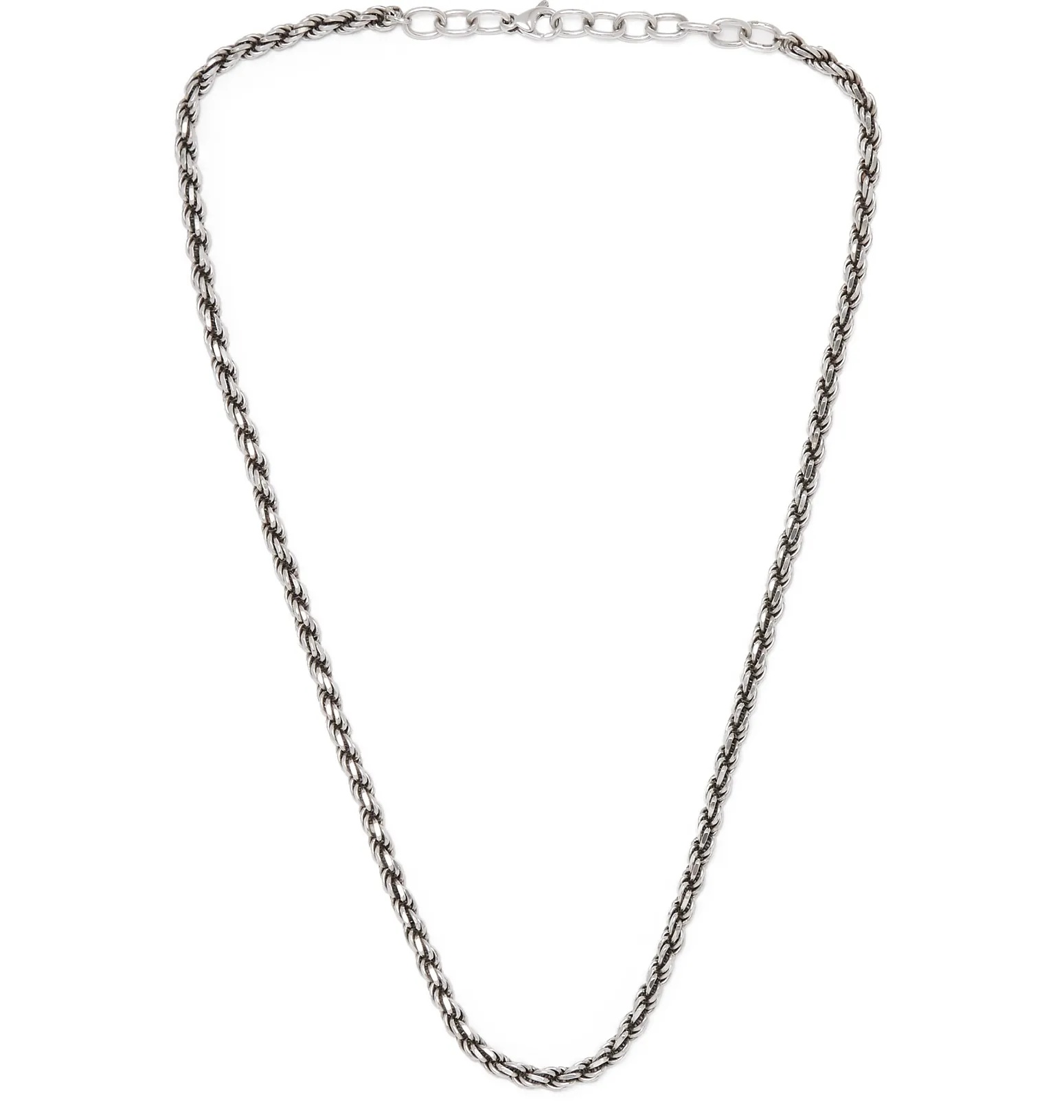 Silver-Tone Chain Necklace - 1