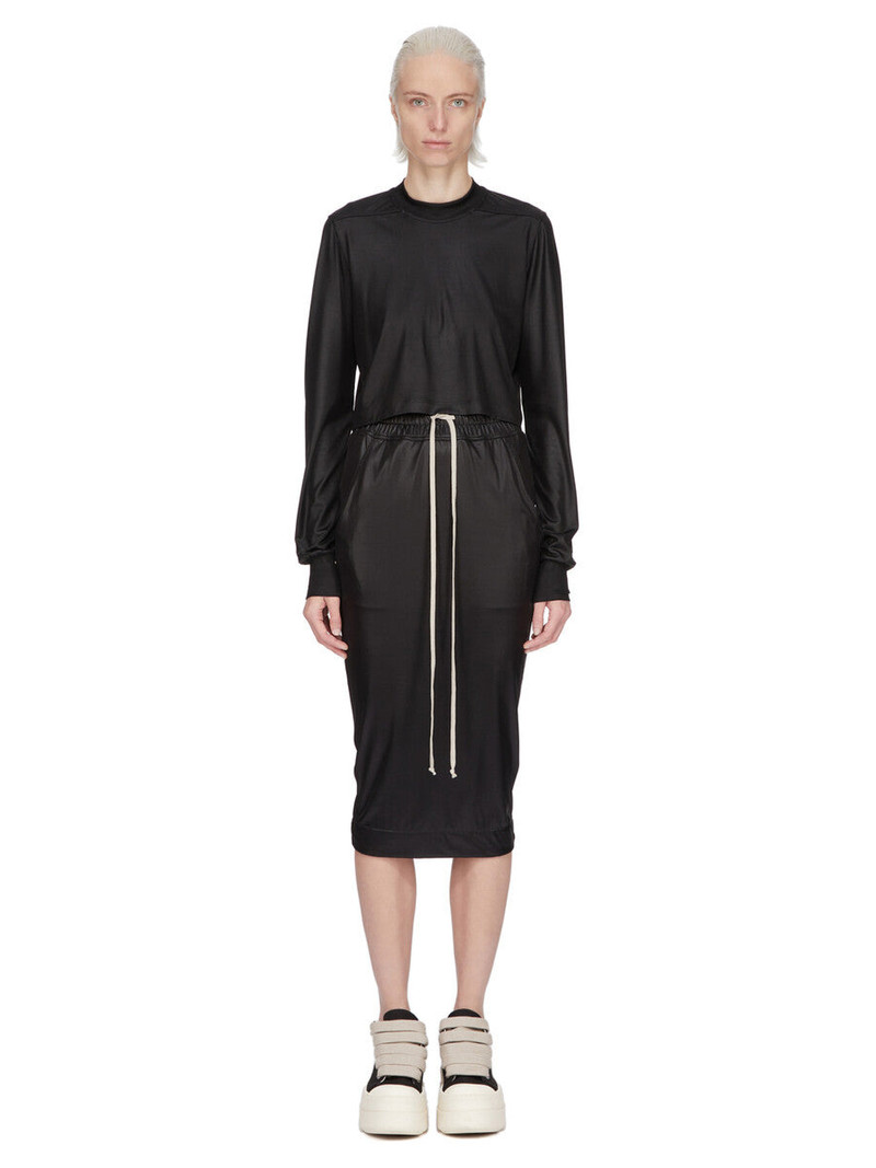 Rick Owens DRKSHDW PULL ON PILLAR SKIRT KNEE outlook