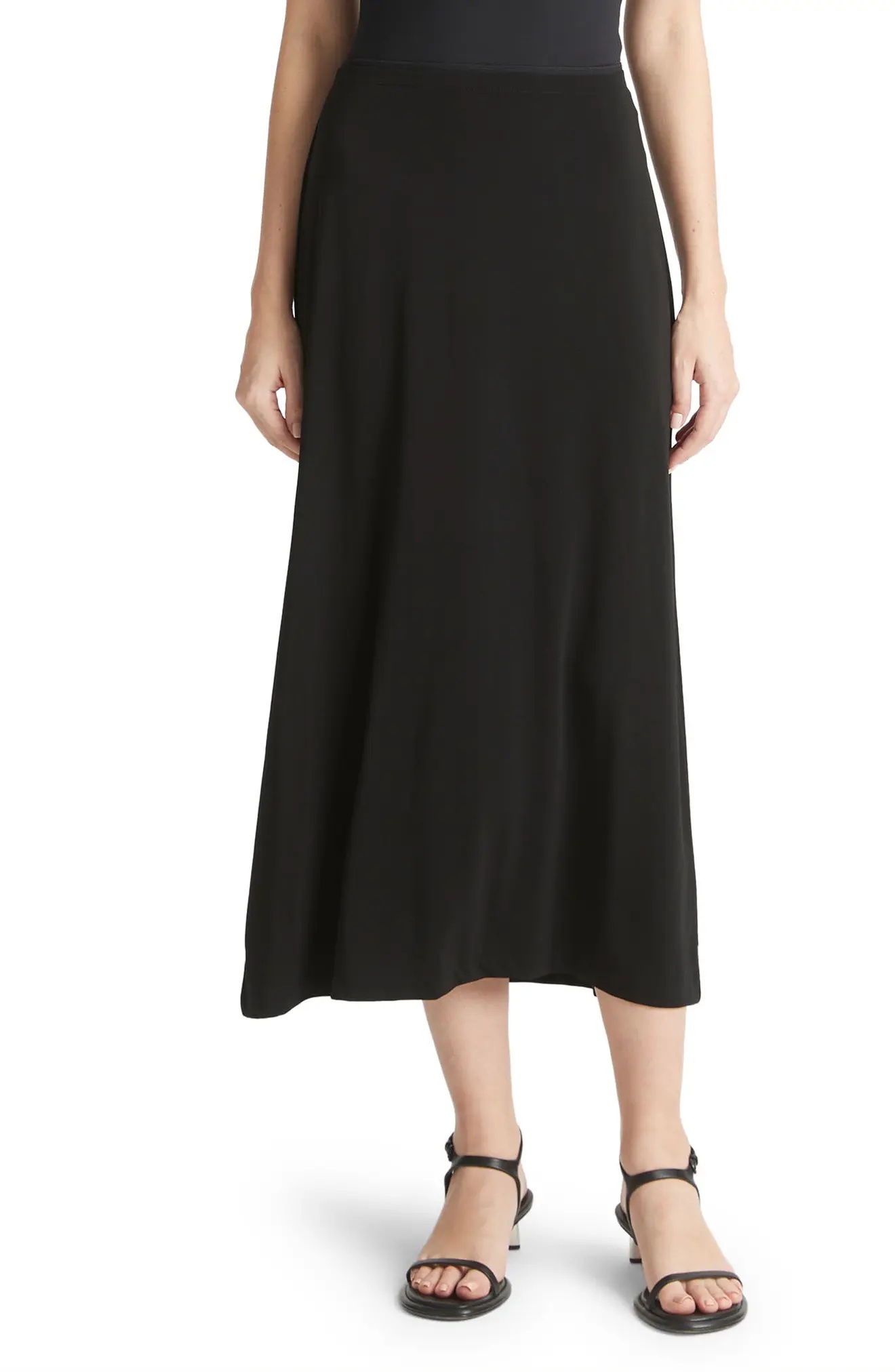 Pull-On Midi Skirt - 1