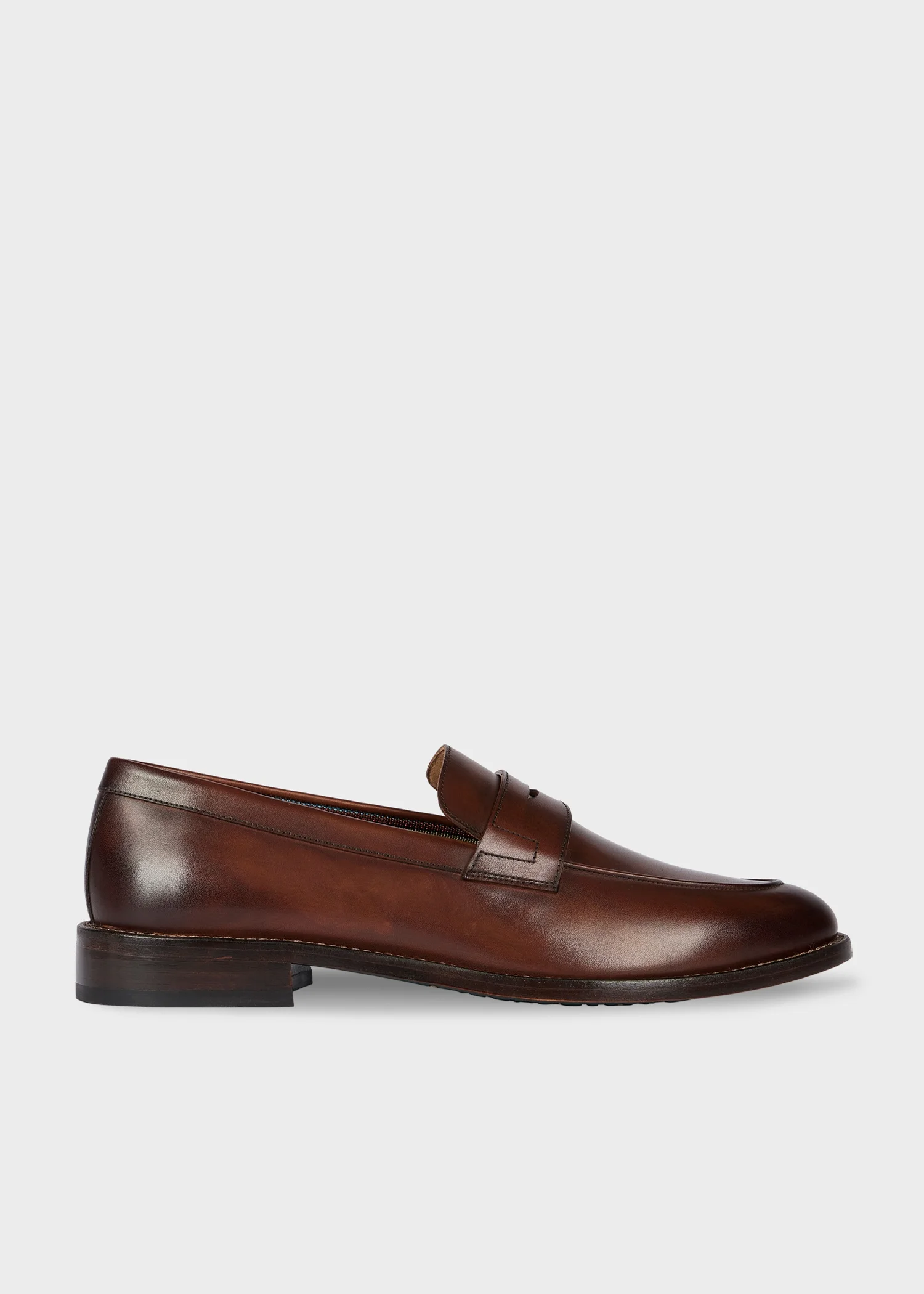 Brown Leather 'Benito' Loafers - 1