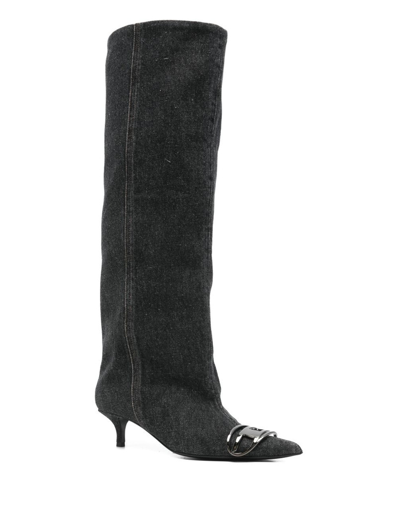 Diesel 50mm D-Venus logo-detail boots outlook
