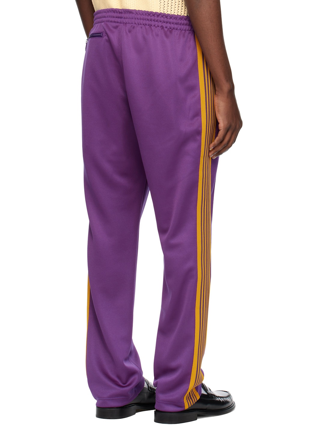 Purple Narrow Track Pants - 3