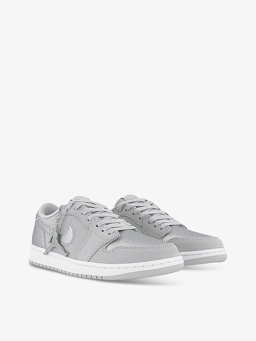 Air Jordan 1 Low panelled leather low-top trainers - 3