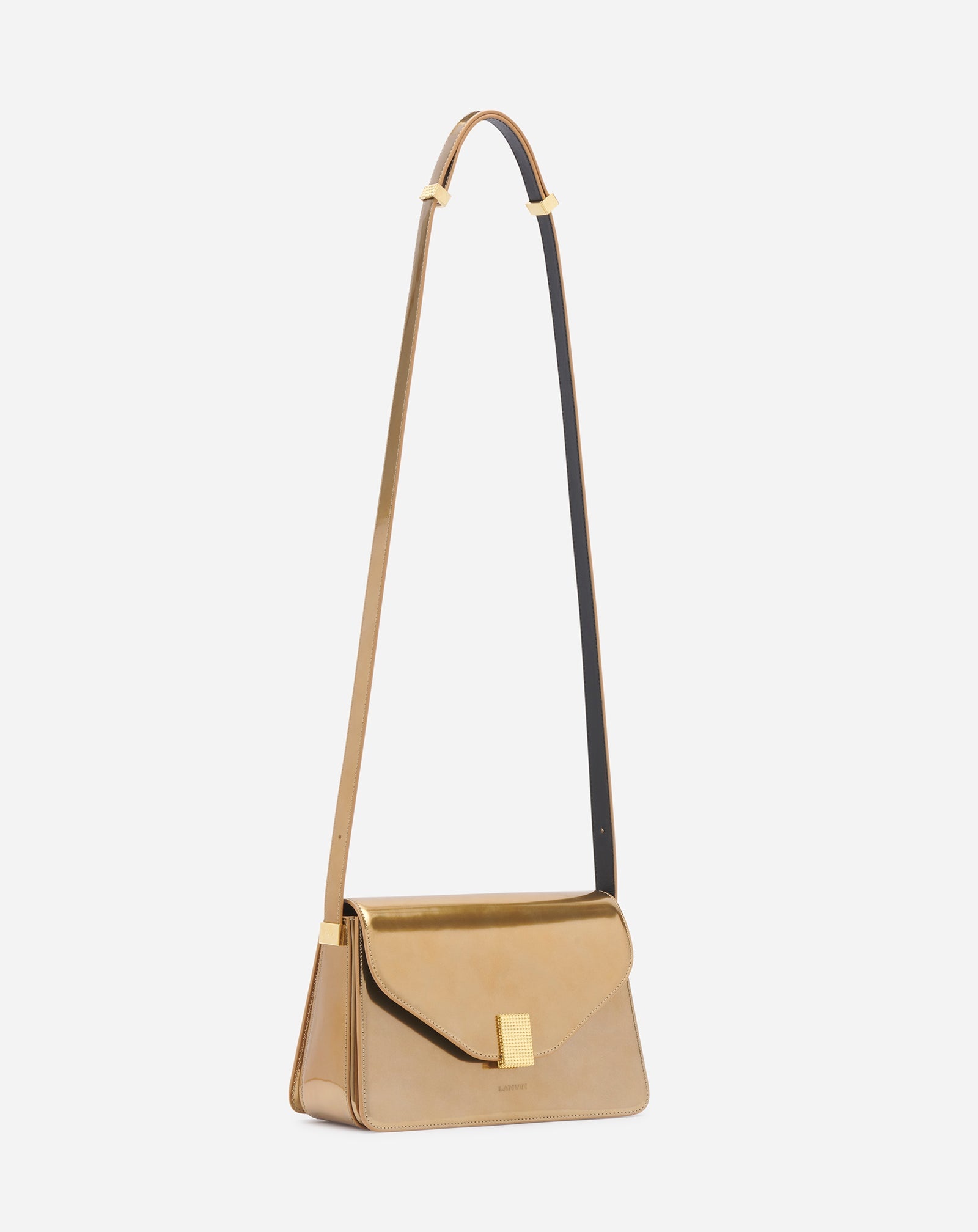 SMALL CONCERTO BAG IN METALLIC LEATHER - 3