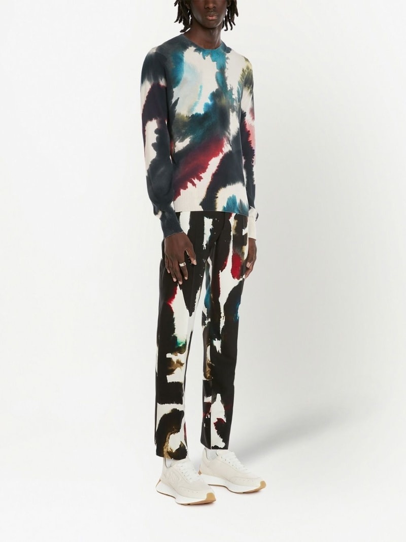 abstract-print sweatshirt - 3