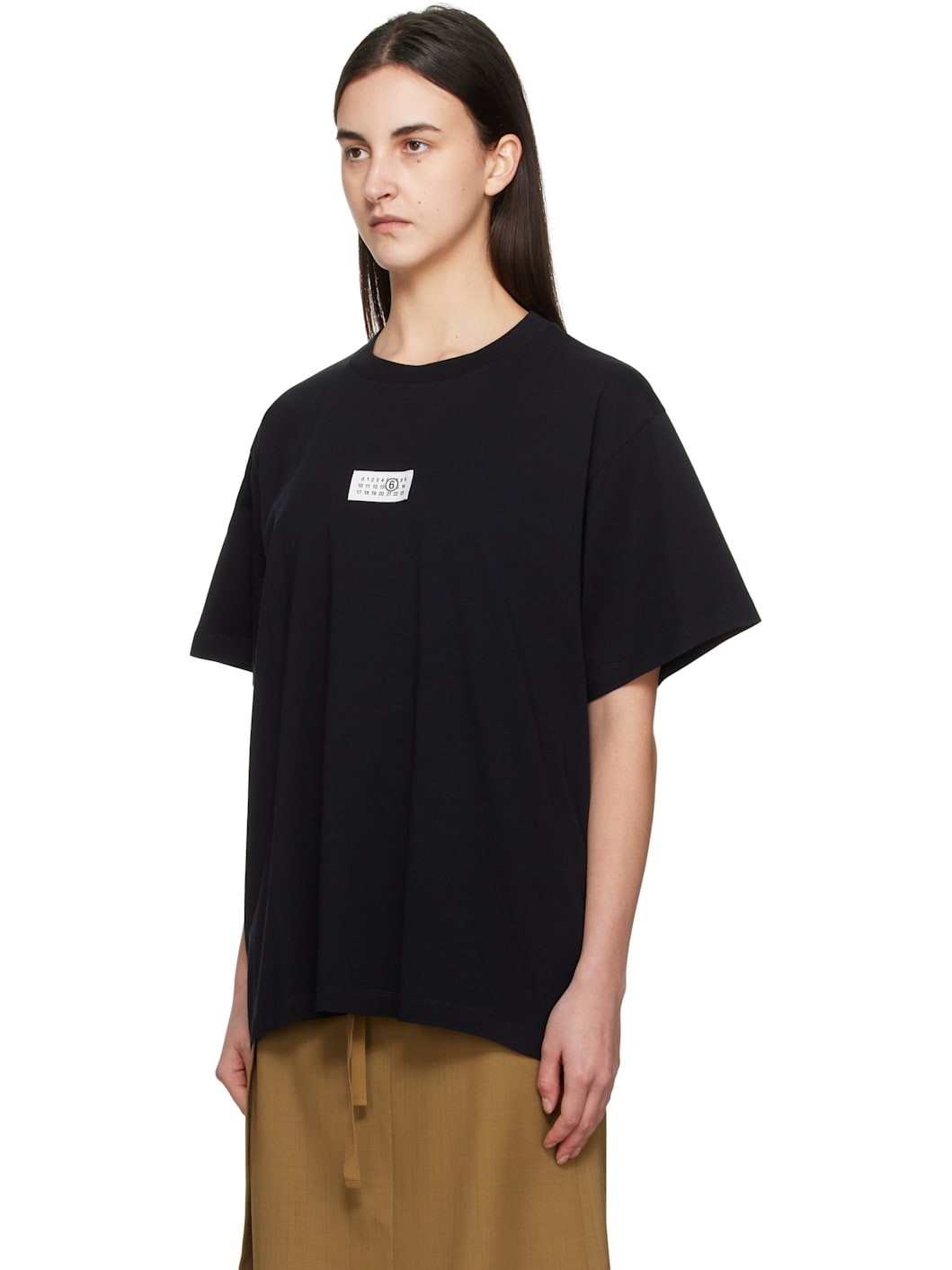 Black Print T-shirt - 4