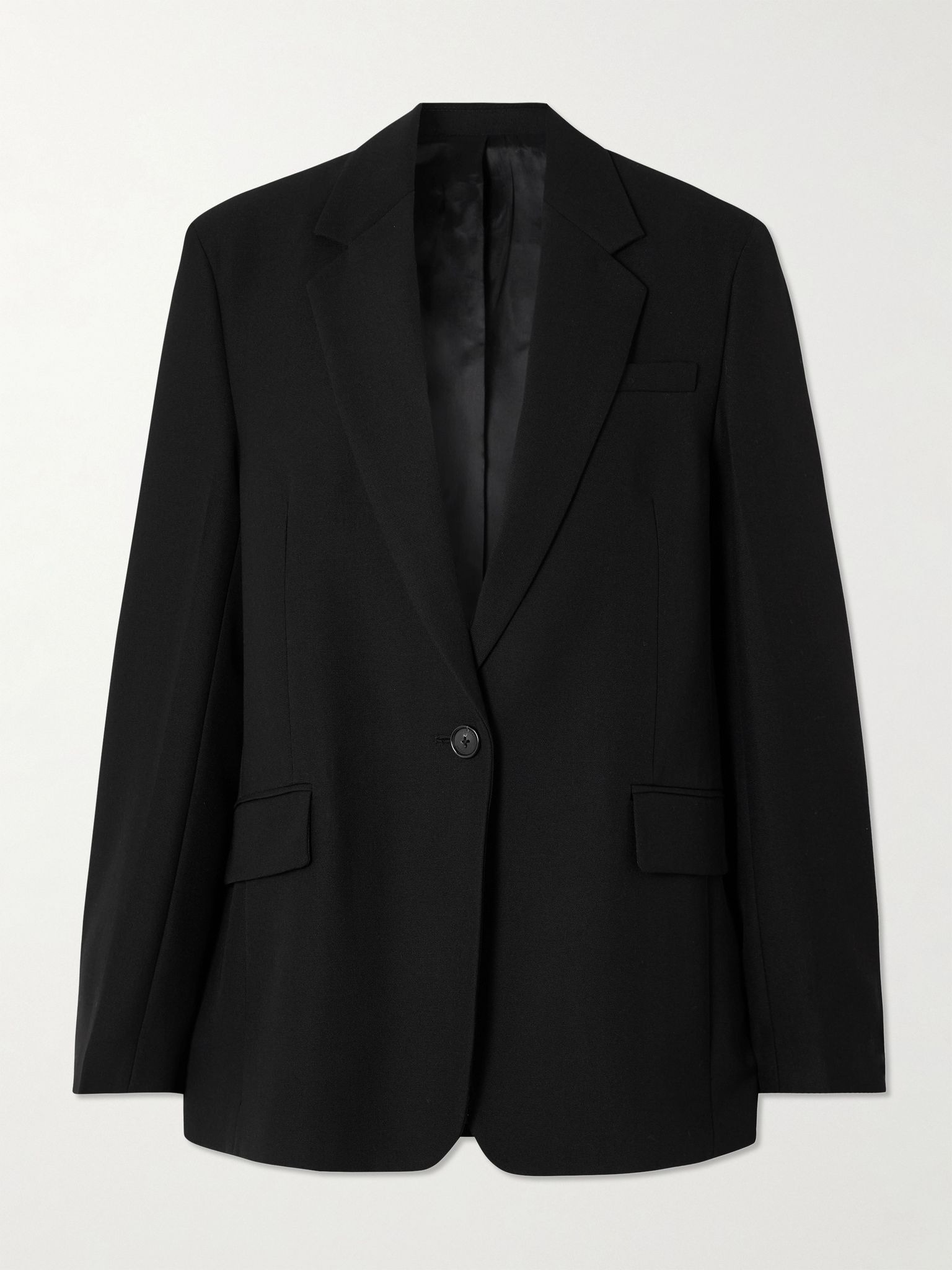 Garderob oversized recycled grain de poudre blazer Black - 1