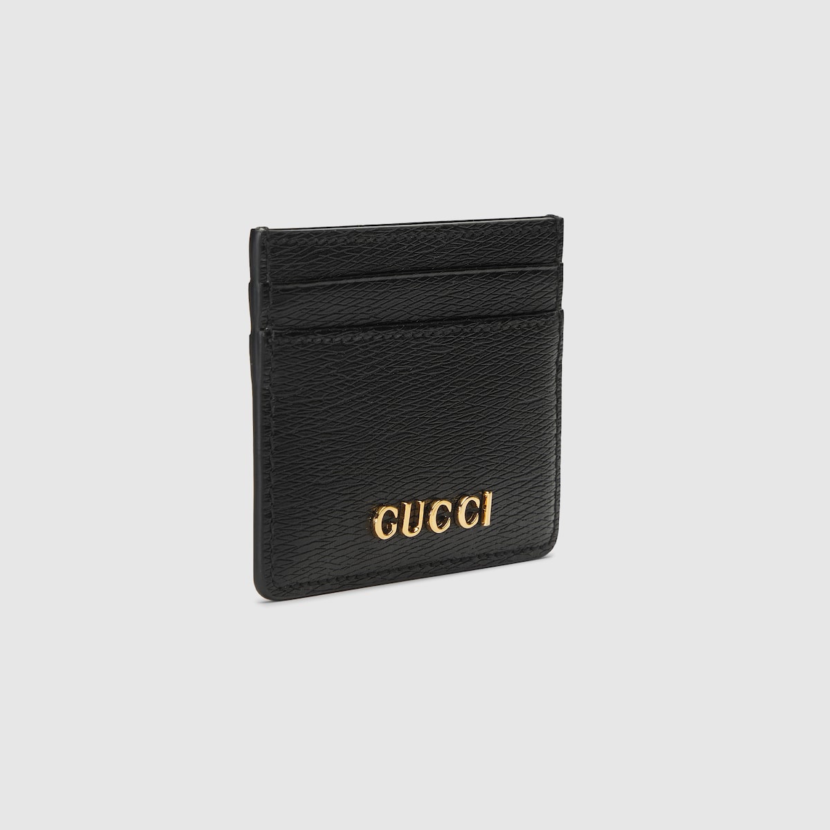 Card case with Gucci script - 3