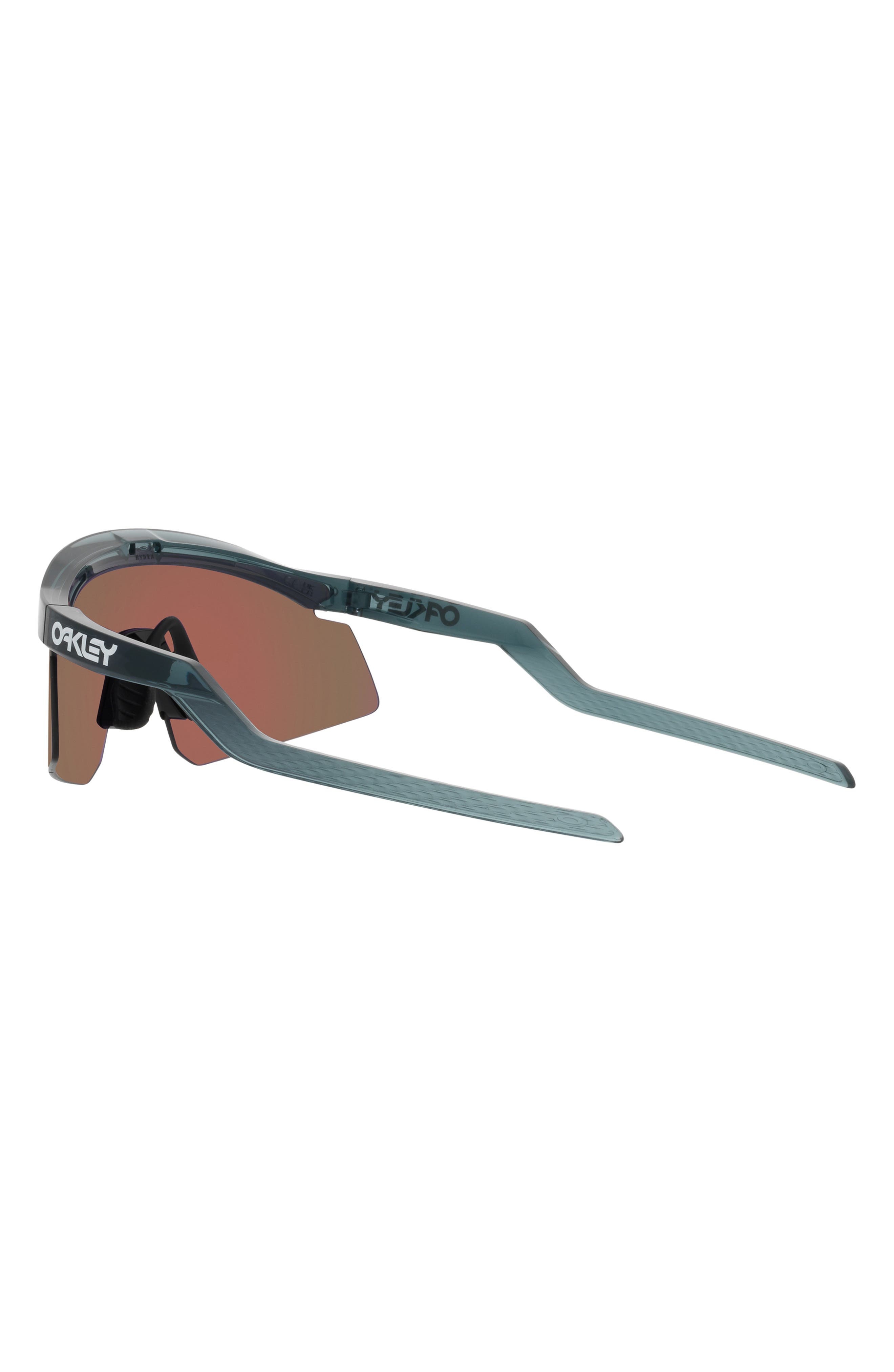 Oakley Hydra 37mm Prizm™ Semirimless Wrap Shield Sunglasses in Ruby at Nordstrom - 5