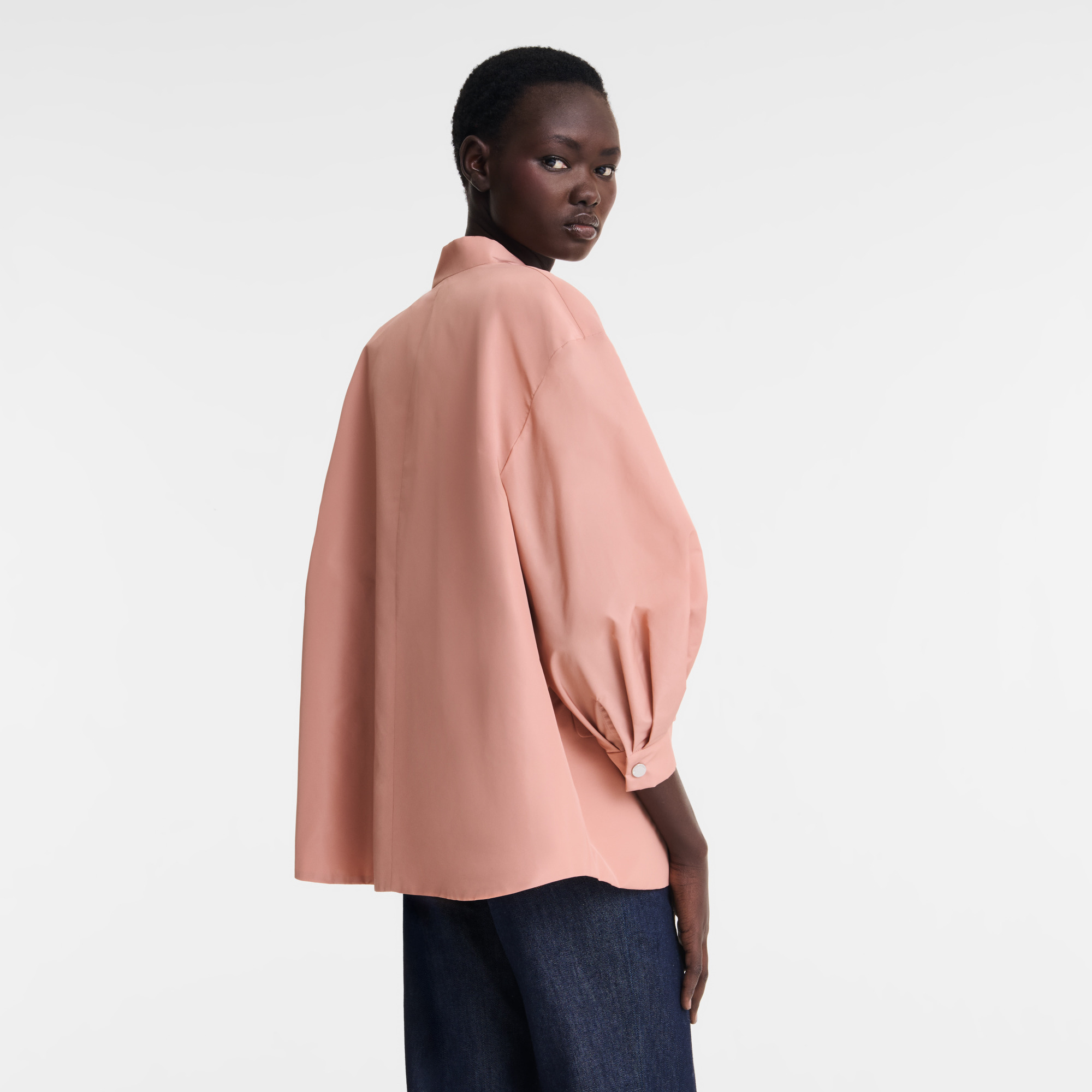 Kimono jacket Pink Tea - Technical taffeta - 3