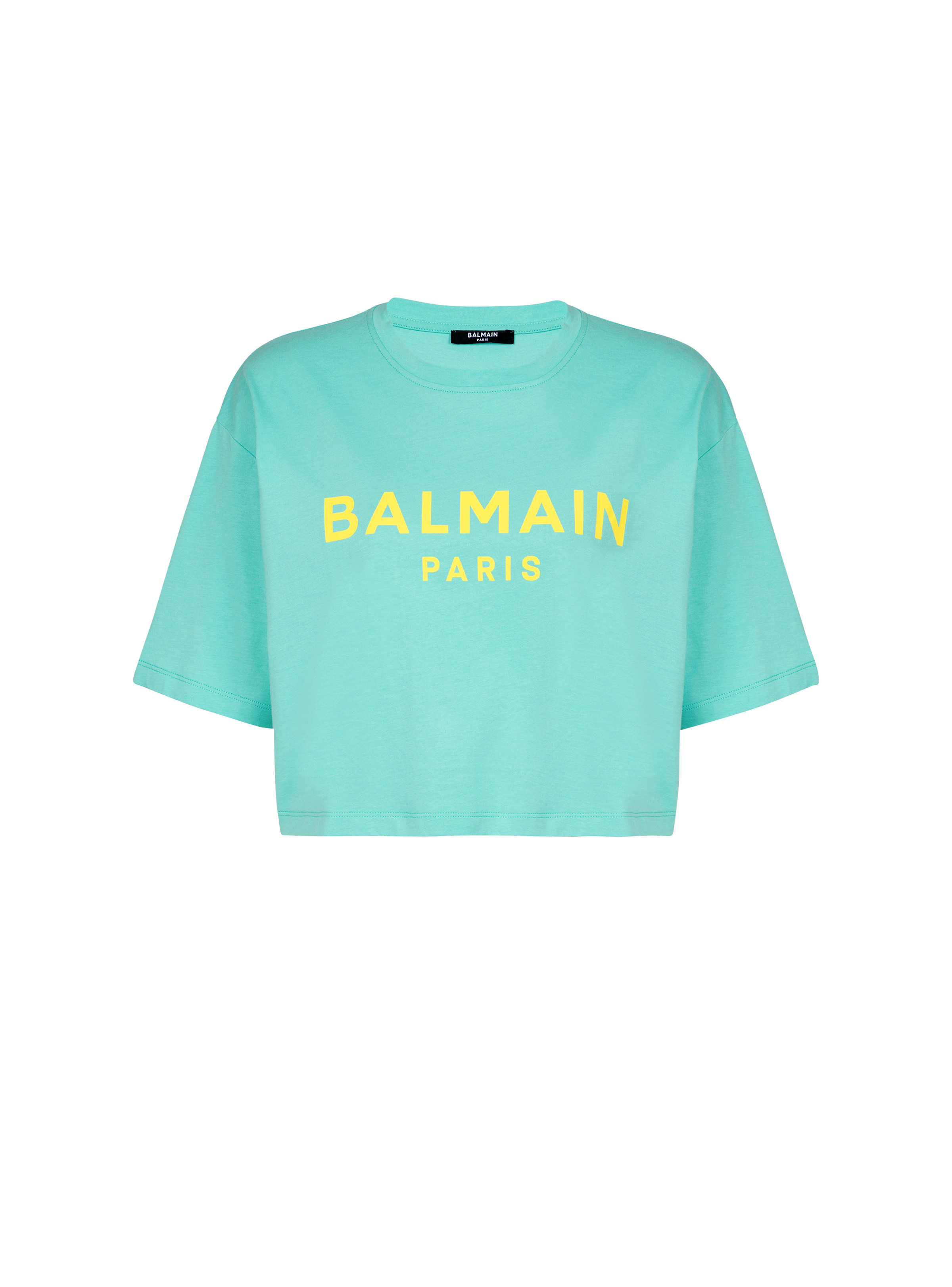 T-shirt with Balmain Paris print - 1