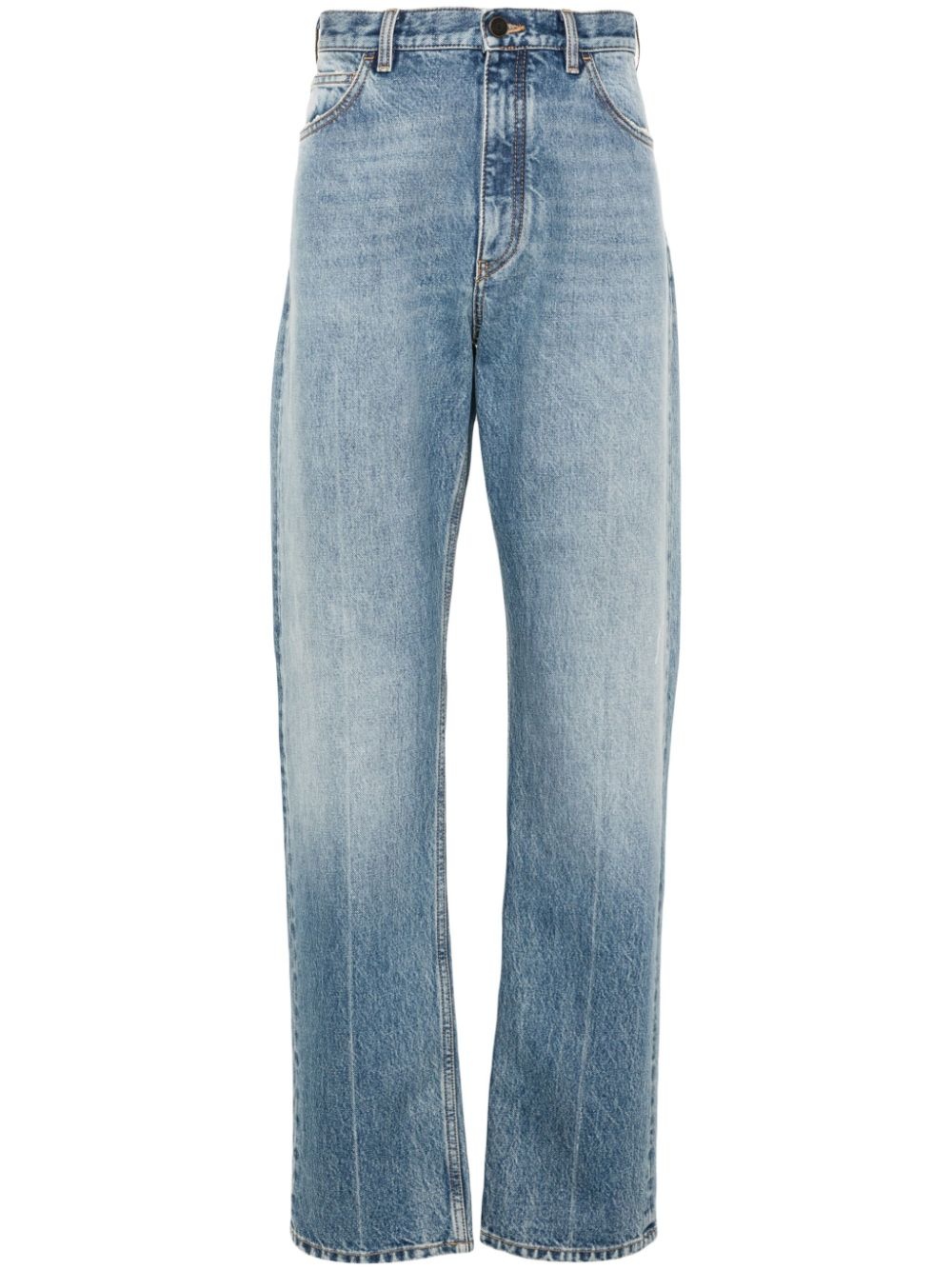 Fred mid-rise straight-leg jeans - 1