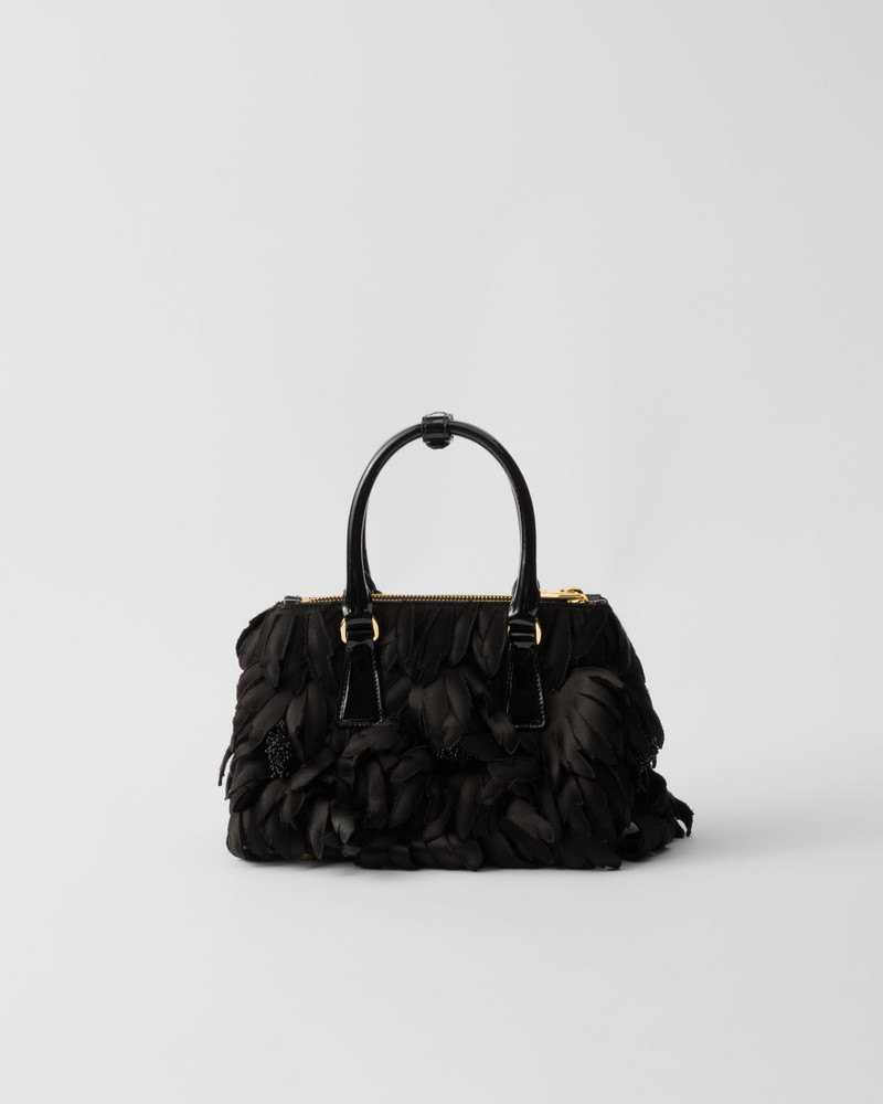 Satin and patent leather Prada Galleria mini-bag 3