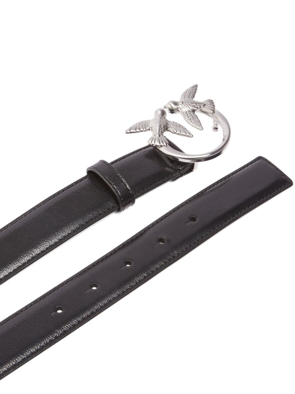 Love Berry bird-embellished leather belt - 5