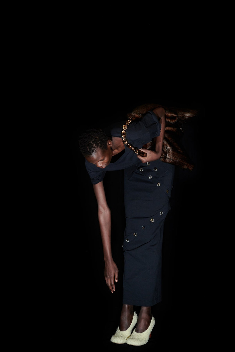 CORSET JERSEY T-SHIRT BLACK 8