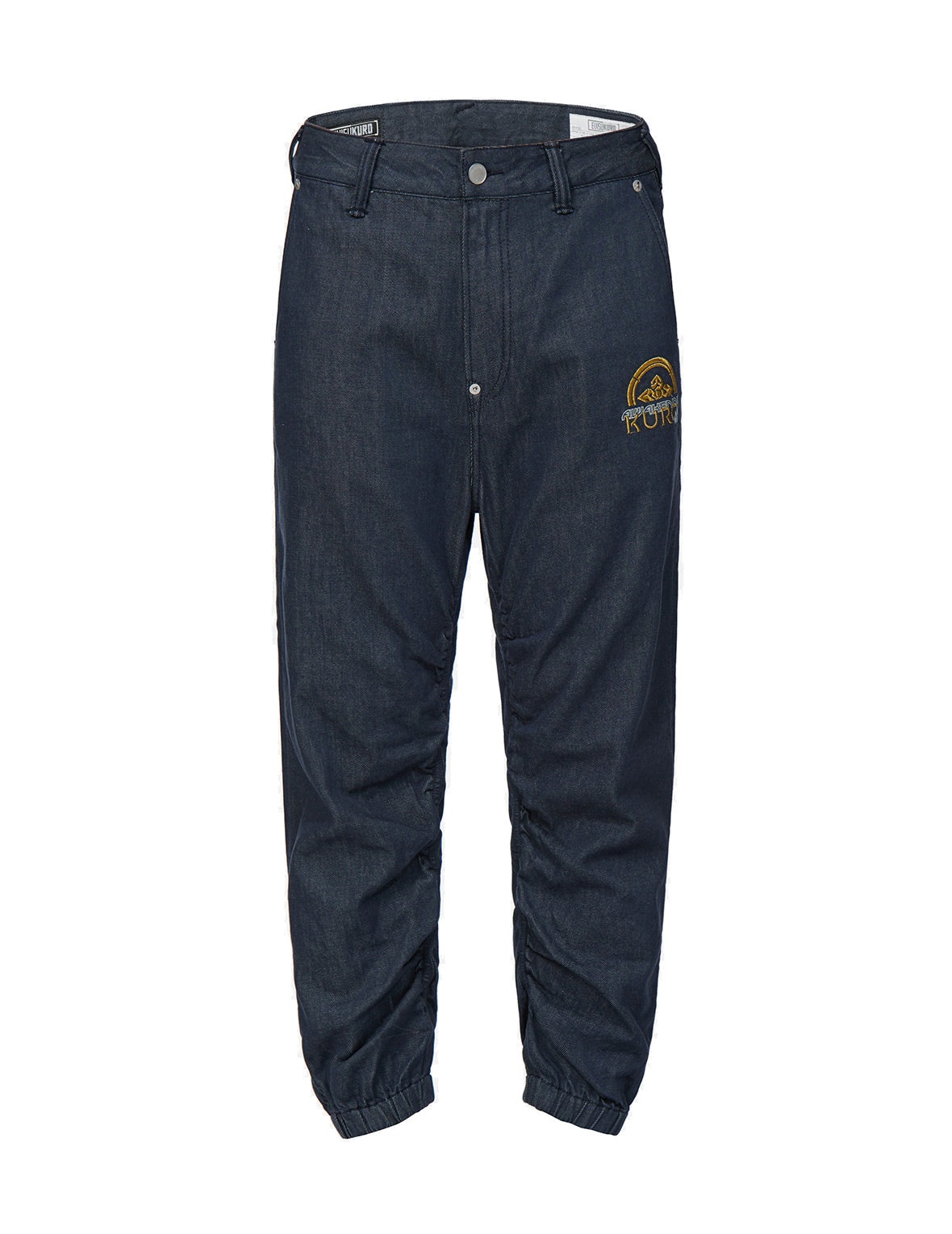 Monogram Discharge Print 3D Jogger Jeans - 10