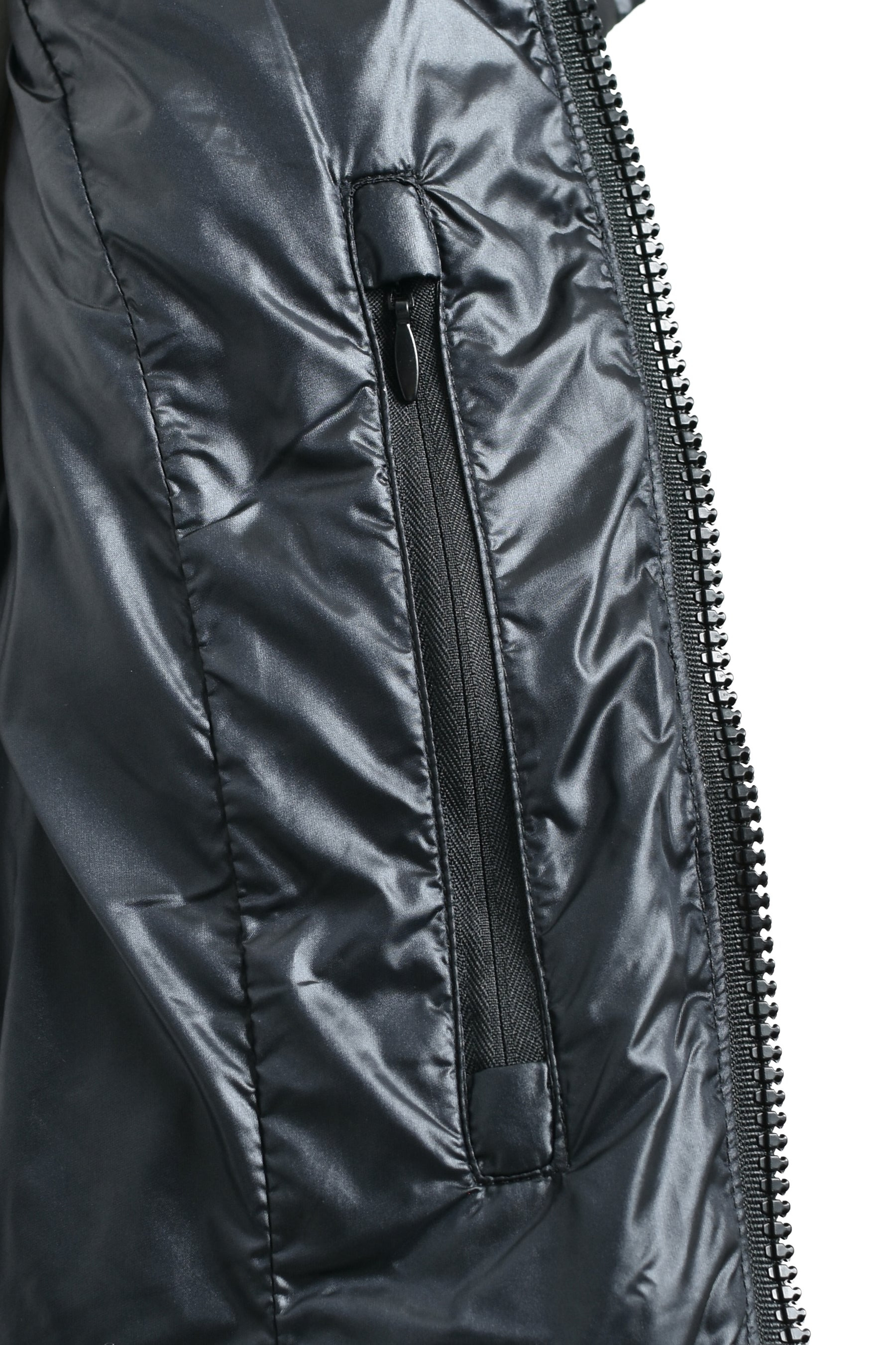 MENS CC QUILTED PUFFER JACKET / BLK - 7