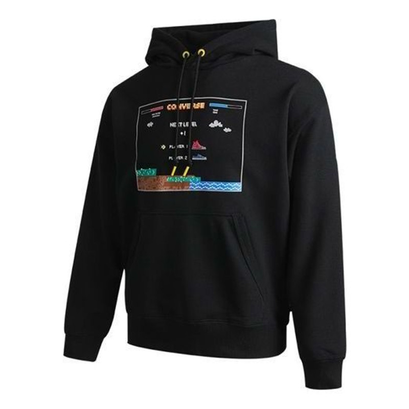 Converse Video Game Graphic Hoodie 'Black' 10022413-A01 - 1