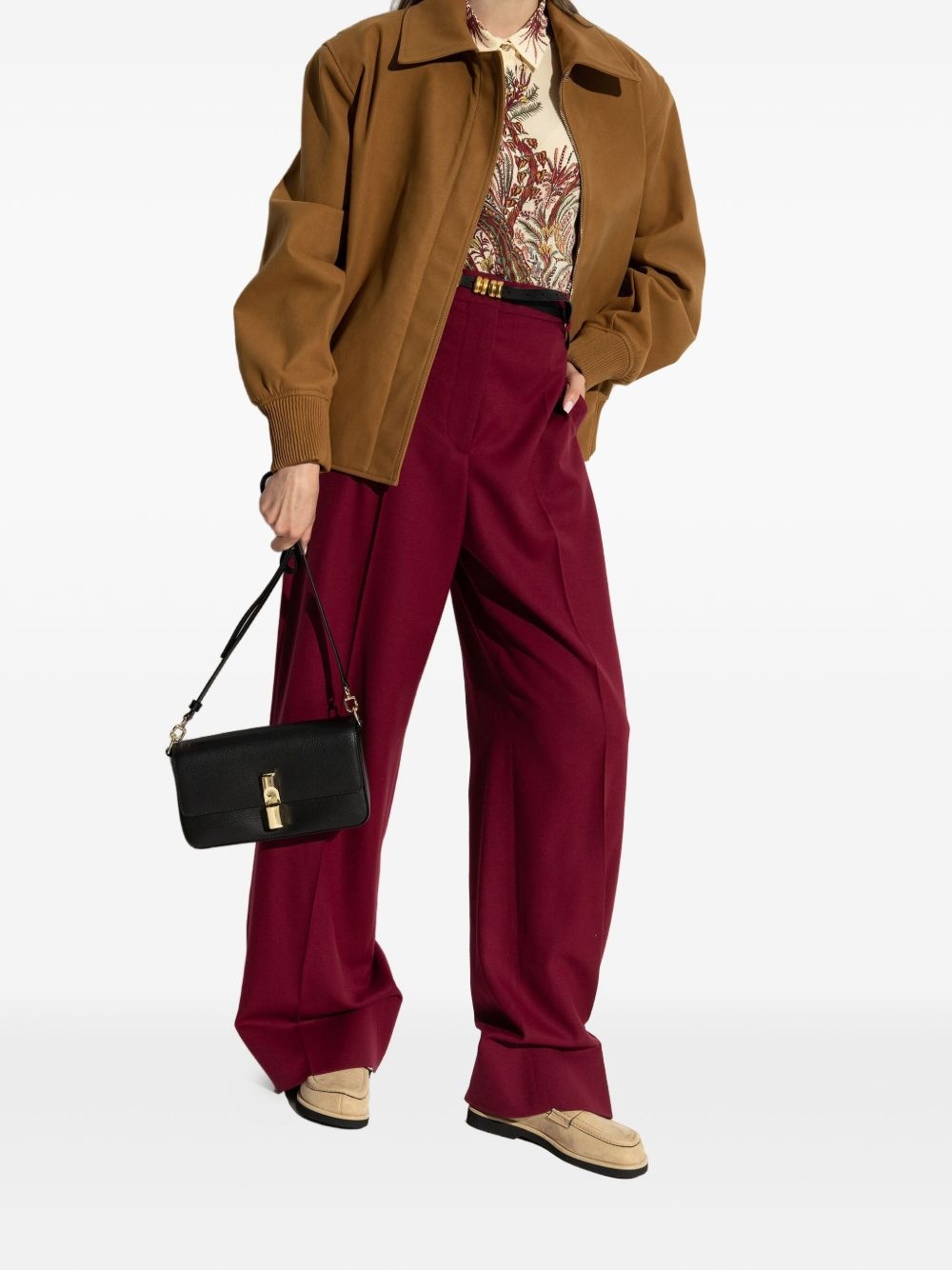 Ryder penny-strap suede loafers - 6