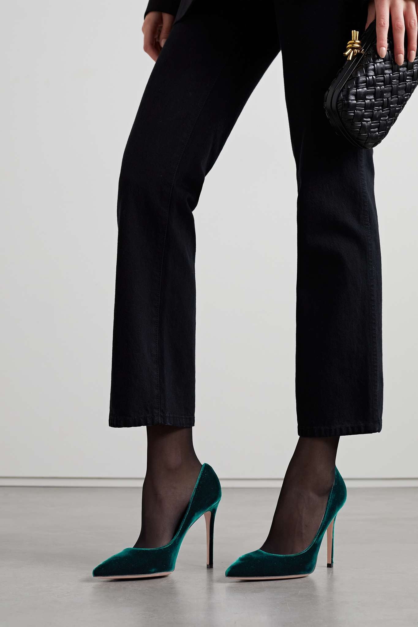 Gianvito 105 velvet pumps - 2