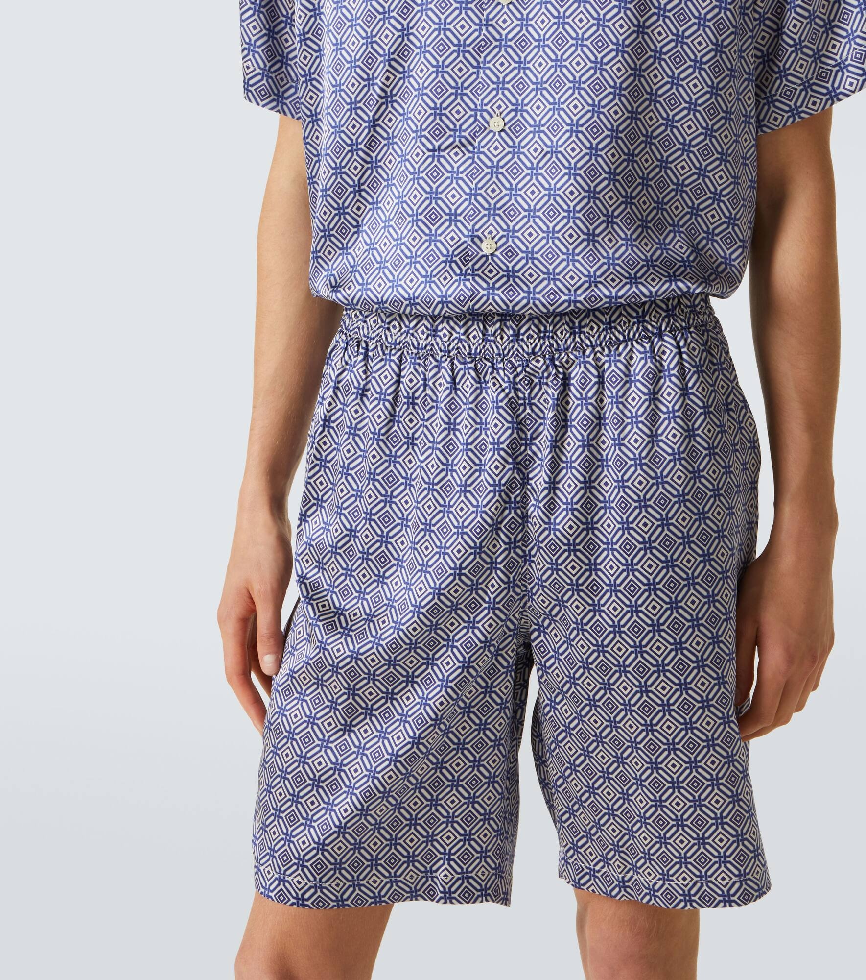 Palma silk-blend Bermuda shorts - 5
