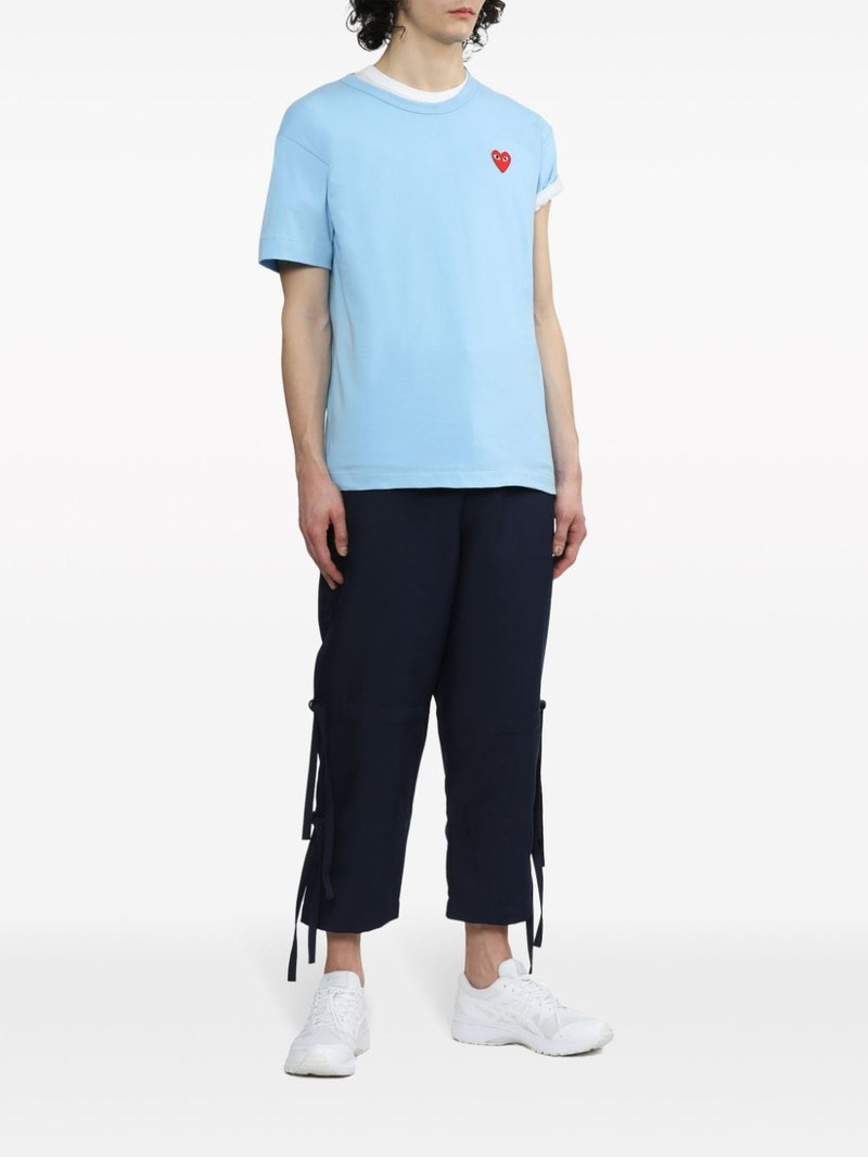 Comme des Garçons PLAY logo-appliqué cotton T-shirt outlook