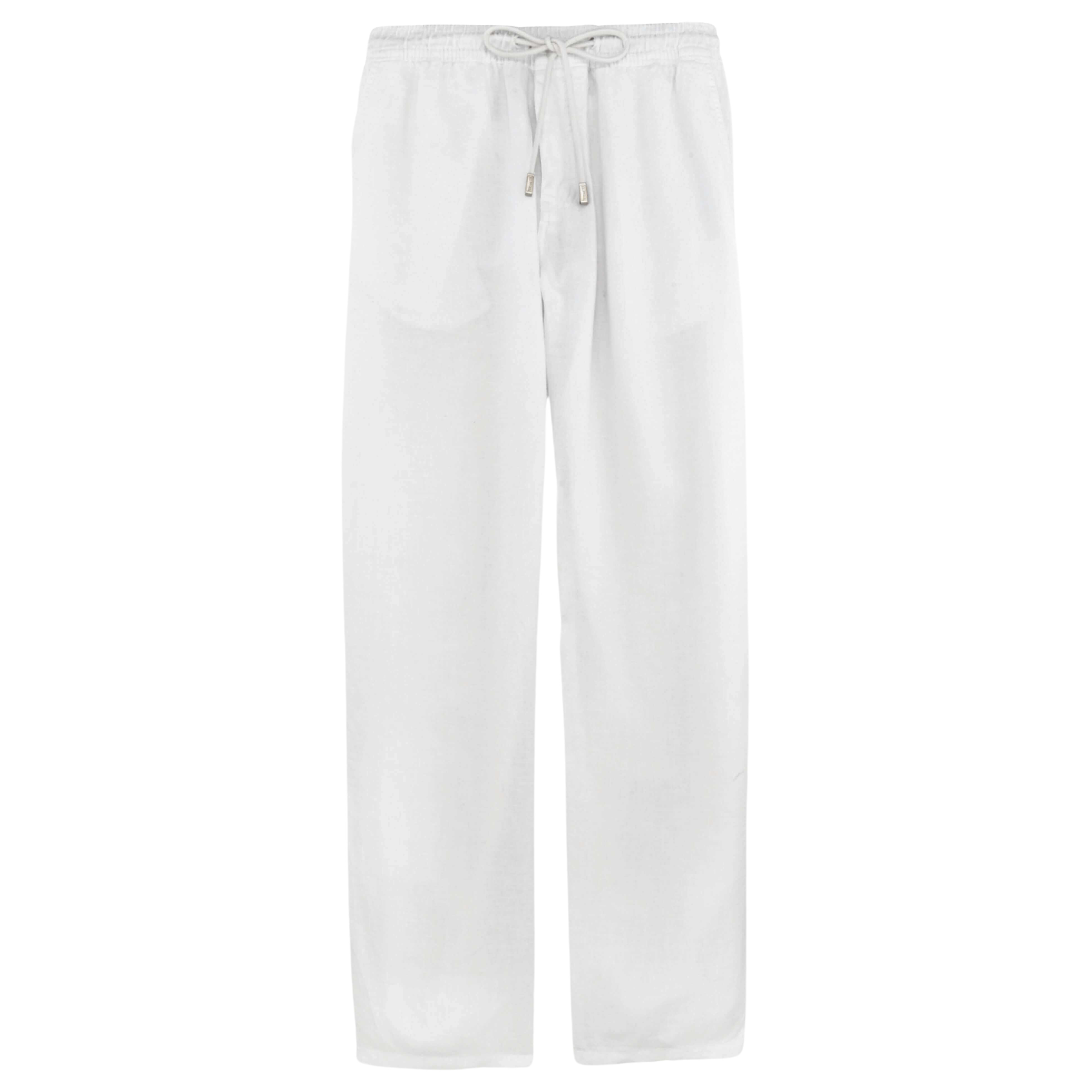 Men Linen Pants Solid - 1