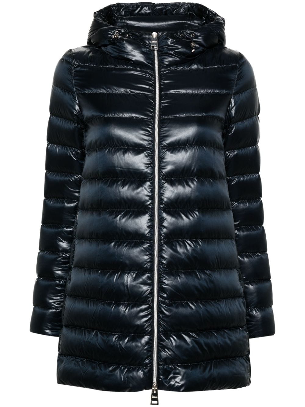 hooded puffer coat - 1