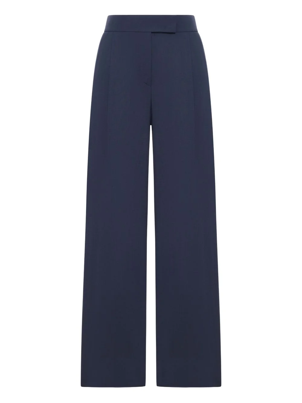 high-waisted wool trousers - 1