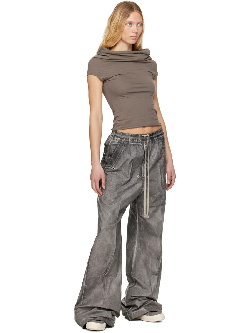 Rick Owens DRKSHDW Gray Hollywood Geth Belas Lounge Pants outlook