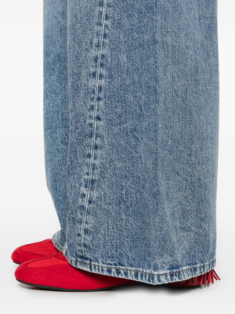 Helsinki logo-patch jeans 5