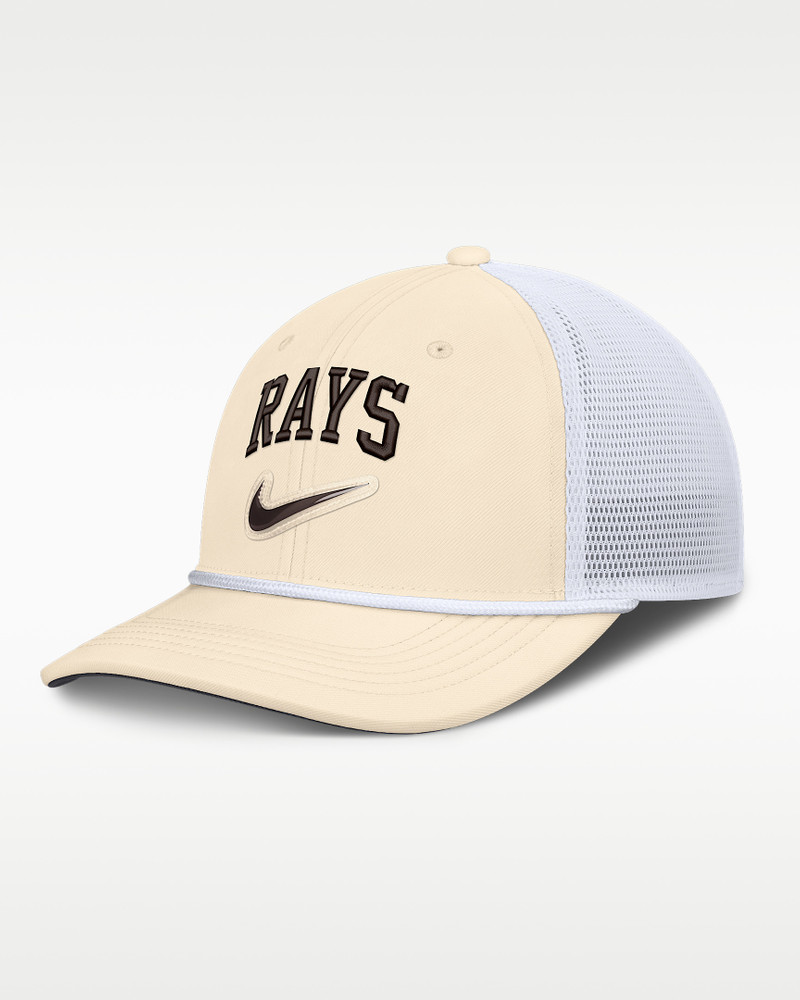 Tampa Bay Rays Rise Men's Nike Dri-FIT MLB Trucker Adjustable Hat 1