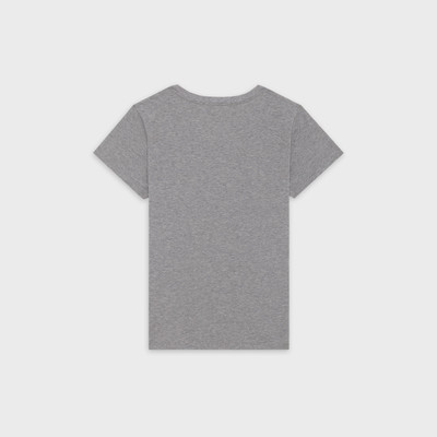 CELINE T-SHIRT IN FLOCKED COTTON outlook