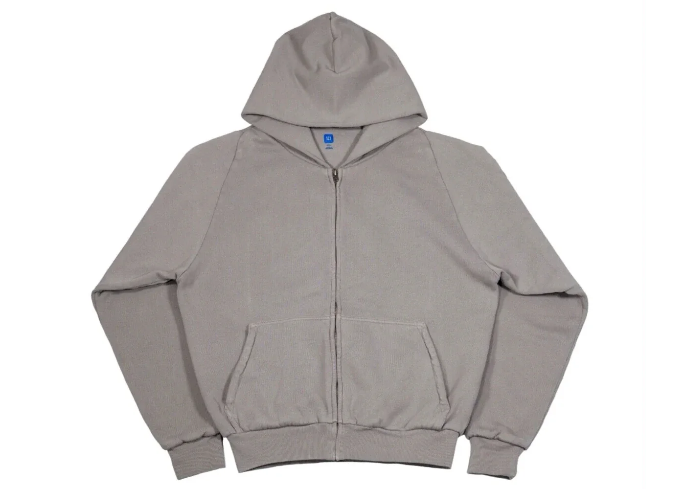 Yeezy x Gap Zip Up Exclusive Hoodie Light Grey - 1