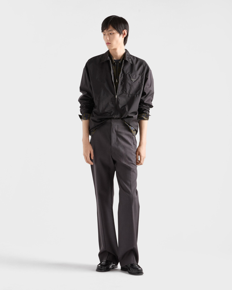 Prada Re-Nylon zipper shirt outlook
