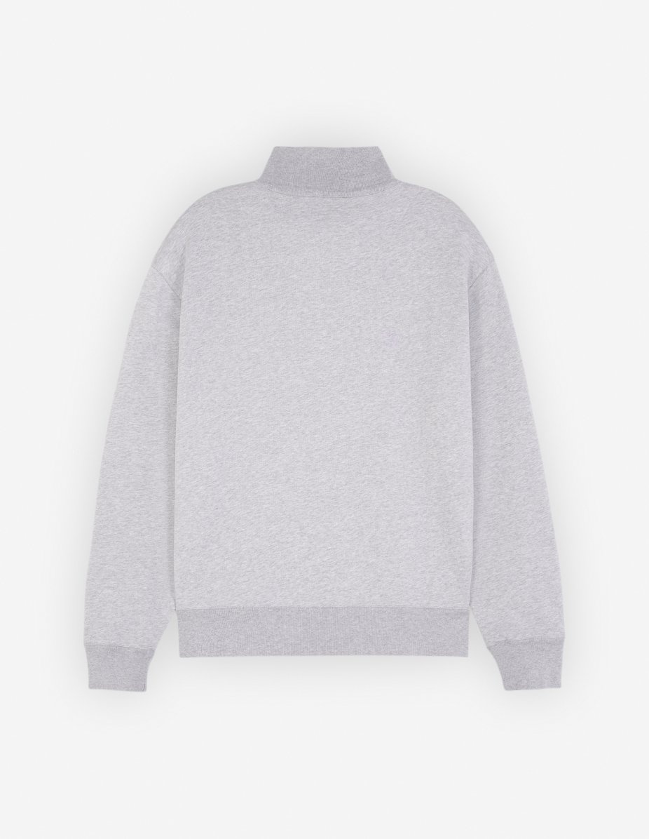 FOX HEAD PATCH COMFORT HALF ZIP SWEATSHIRT - 5