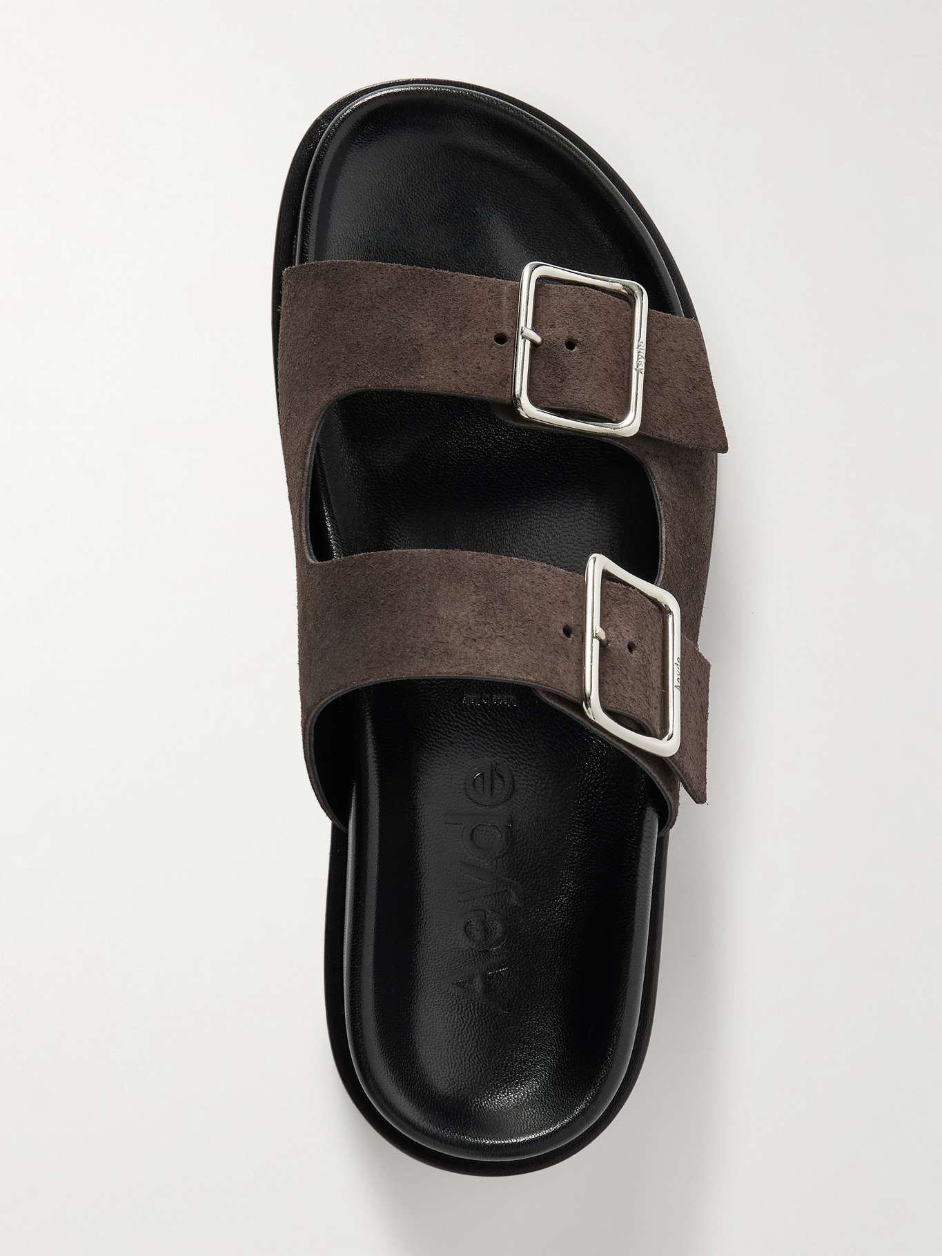 Meena bucked suede sandals Chocolate - 5