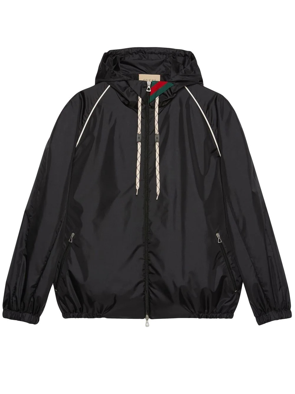 zip-up hooded jacket - 1