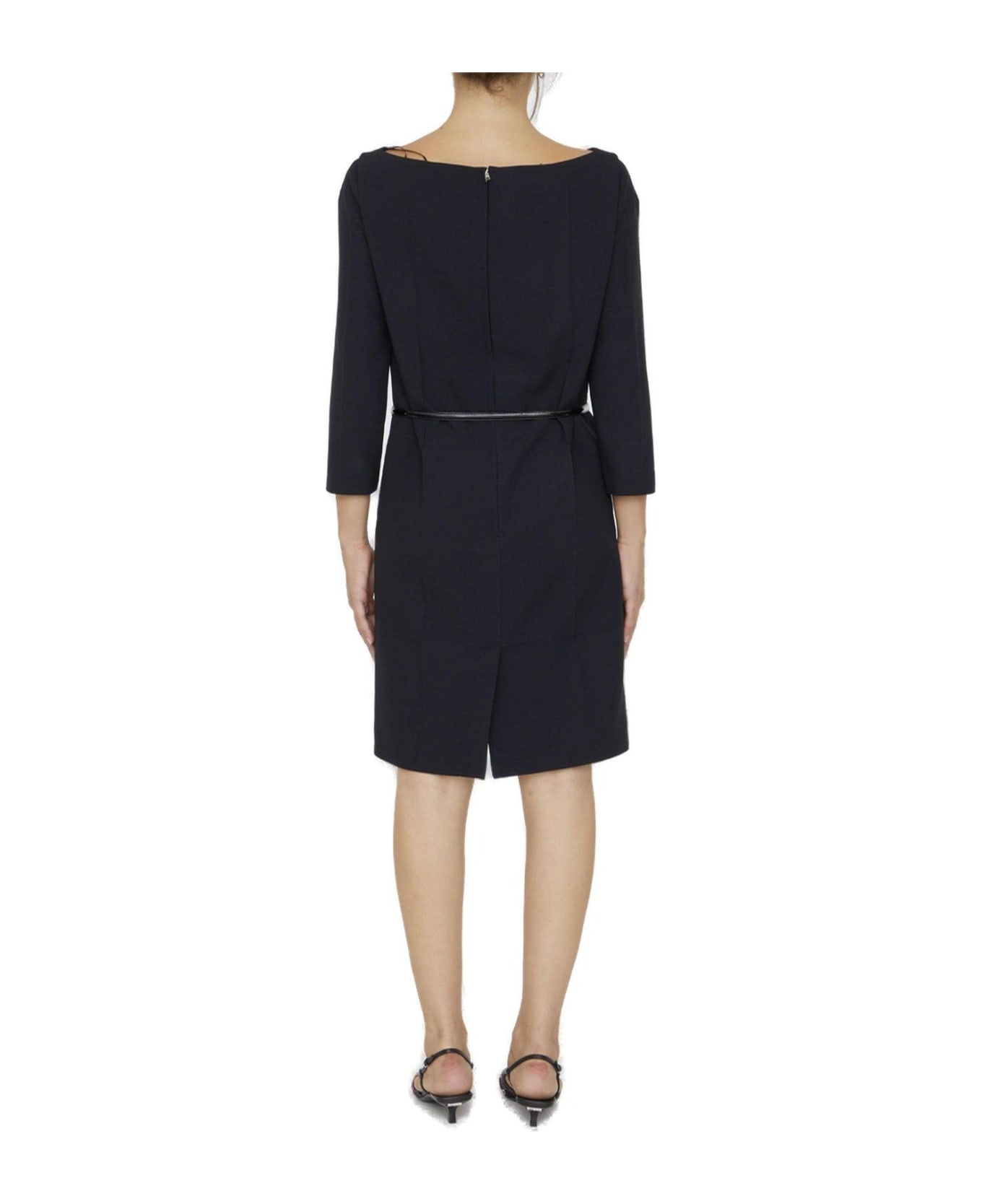 Sweetheart Neck Midi Dress - 2