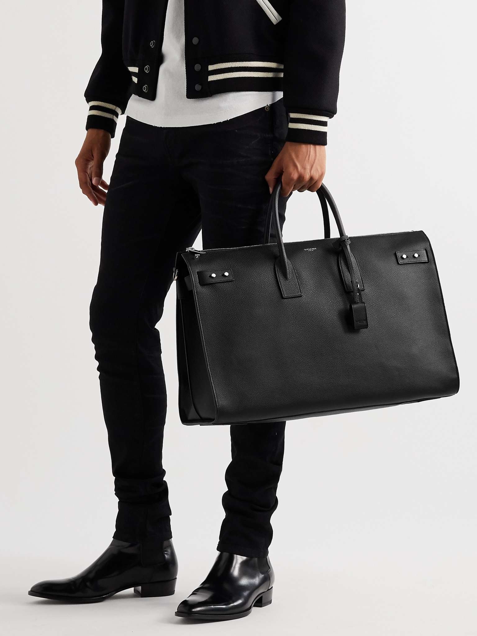 Full-Grain Leather Holdall - 2