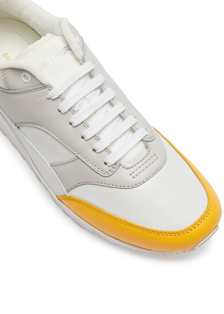 Cin 15 panelled leather sneakers - 4