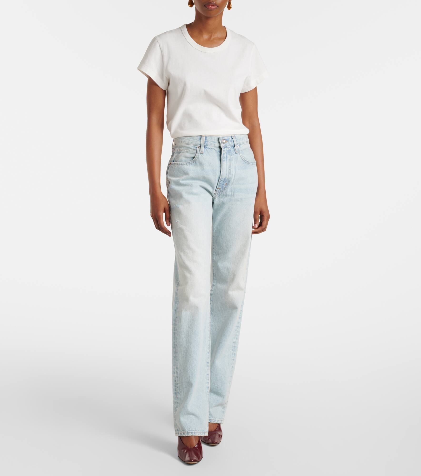 London high-rise straight jeans - 7