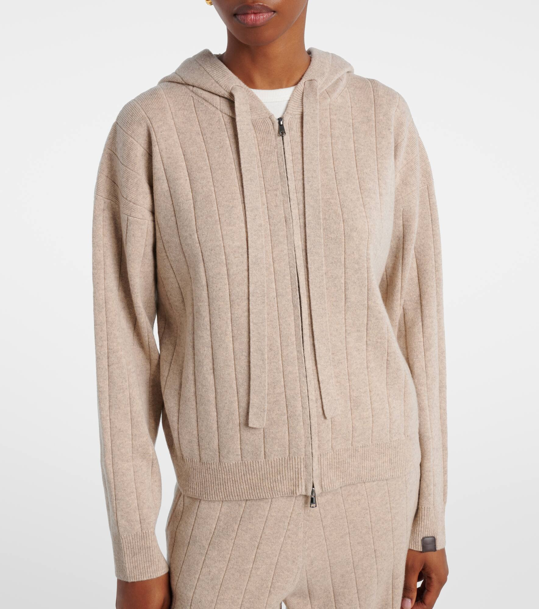 Rubiera cashmere zip-up hoodie - 6