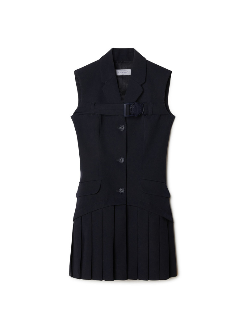 Dry Wo Buckle Sl Blazer Dress Cobalt Blu 1