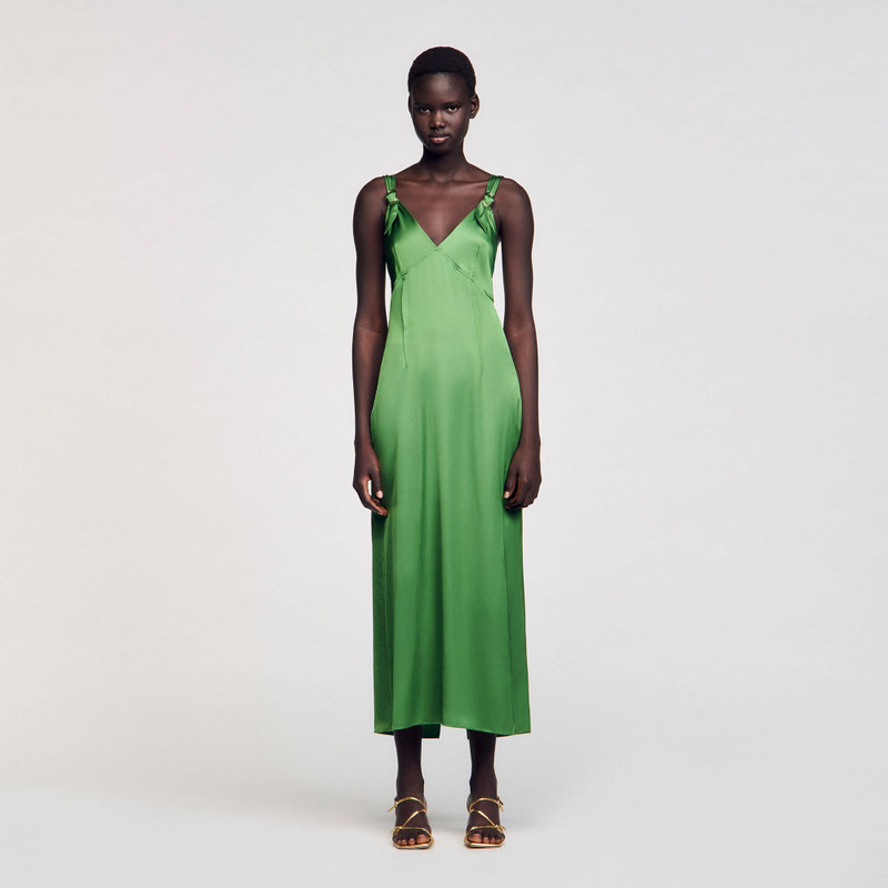 Sandro FLUID SATIN-EFFECT DRESS outlook