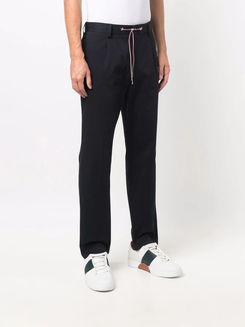 logo-tag drawstring trousers - 3