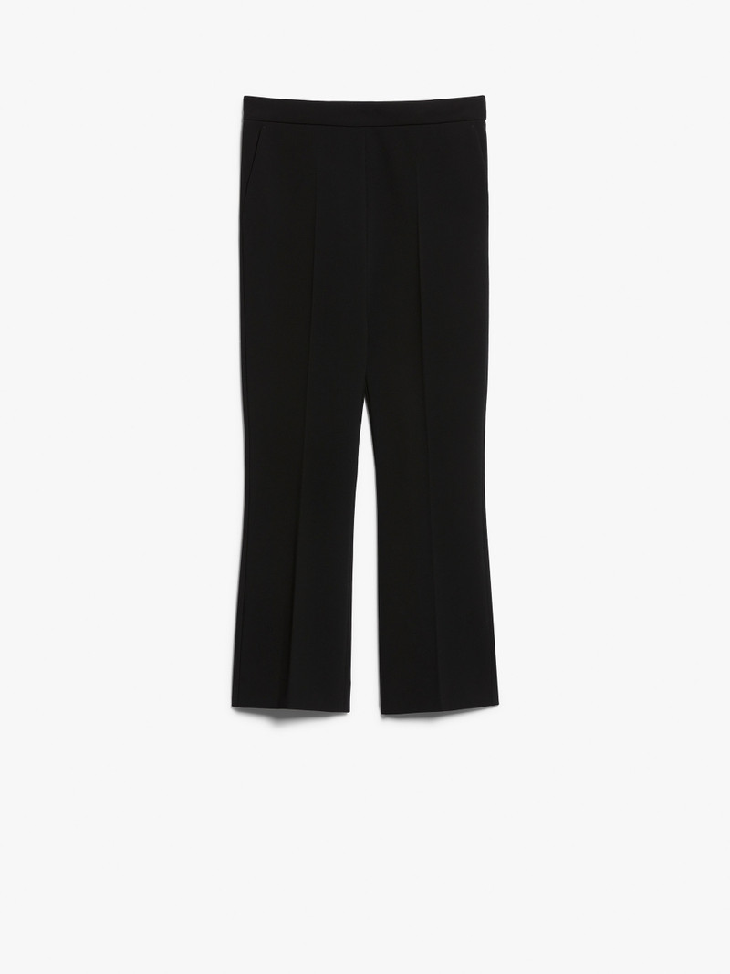 PARATA Cropped sablé trousers - 1