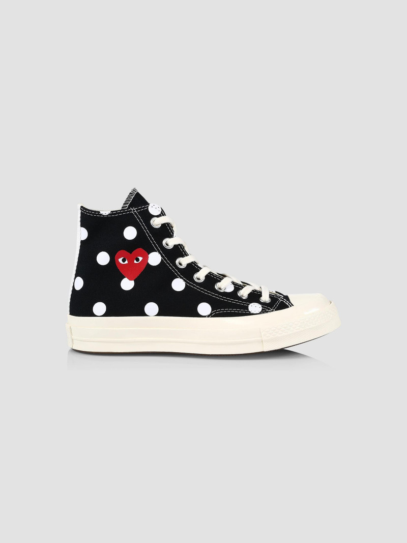 Comme des Garcons Play x Converse Polka Dot High-Top 운동화 - 1