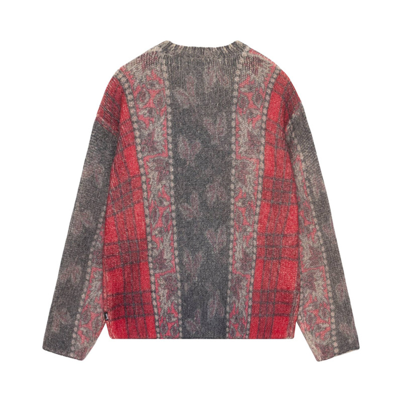 Stüssy Stussy Mixed Print Alpaca Sweater 'Multicolor' outlook